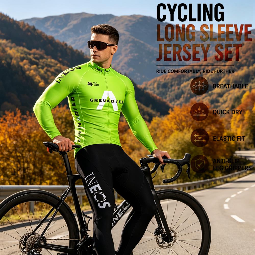 Cycling Community - Herfst Fietsjersey Set Ropa Ciclismo Lente