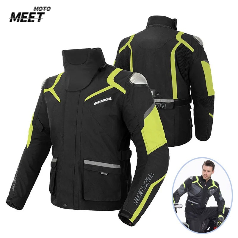 Cycling Commute Jacket - Motorjas Koudbestendig Waterdicht Warm Motocross Fietsjassen