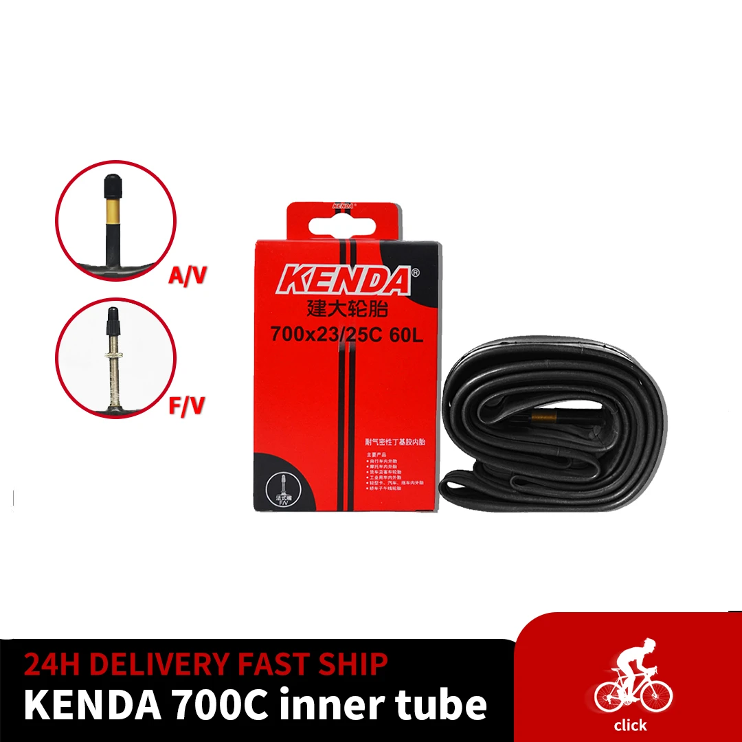 Inner Tube 700C - 1PC KENDA Fietsband Binnenband 700C 18-23C
