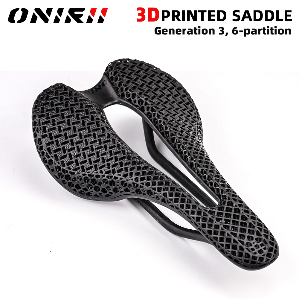 Commuting By Bike - ONIRII 3D-geprint fietszadel Carbon holle zitting