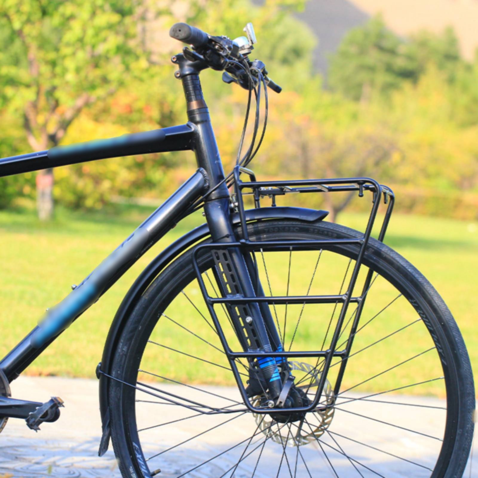 Cargo Rack Aluminum - Gravelbike voorrek Aluminium constructie Fiets voorbagagerek