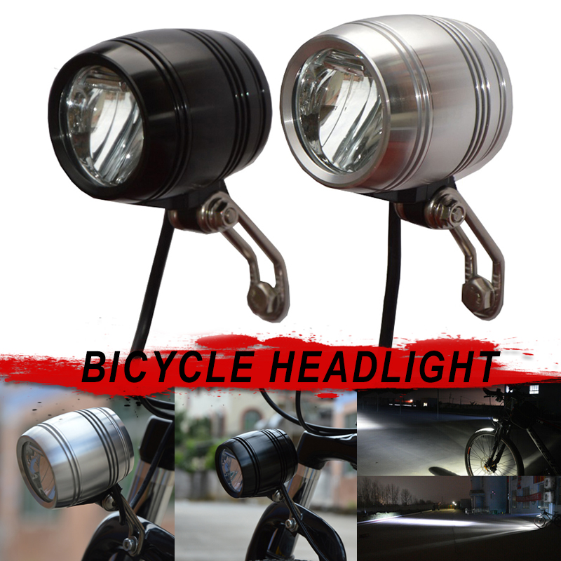 Dynamo Hub Front - Fiets Voorlamp Voor Naafdynamo Met Achterlichtkabel