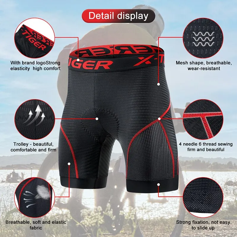 X-TIGER fietsbroek Zakken Gel  - Cycling Commuter Pants recensie en prijs