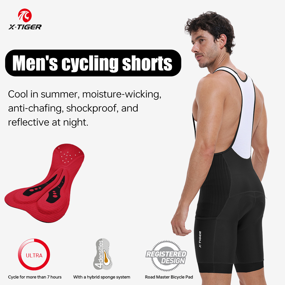 X-TIGER Heren Fietsbroek met b - Cycling Commute Shorts recensie en prijs
